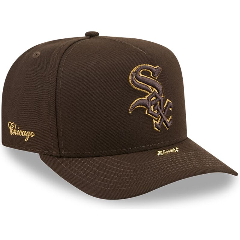 mutsid-kumer-pruun-snapback-9fifty-a-frame-precurved-visor-pin-chicago-white-sox-mlb-new-era mutsid-kumer-pruun-snapback-9fifty-a-frame-precurved-visor-pin-chicago-white-sox-mlb-new-era