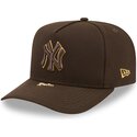 mutsid-kumer-pruun-snapback-9fifty-a-frame-precurved-visor-pin-new-york-yankees-mlb-new-era