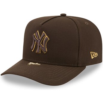 Mütsid kumer pruun snapback 9FIFTY A Frame Precurved Visor Pin New York Yankees MLB New Era