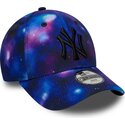 mutsid-kumer-mitmevarviline-snapback-lastele-9forty-all-over-print-space-new-york-yankees-mlb-new-era
