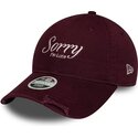 mutsid-kumer-punane-reguleeritav-9twenty-slogan-sorry-i-m-late-new-era