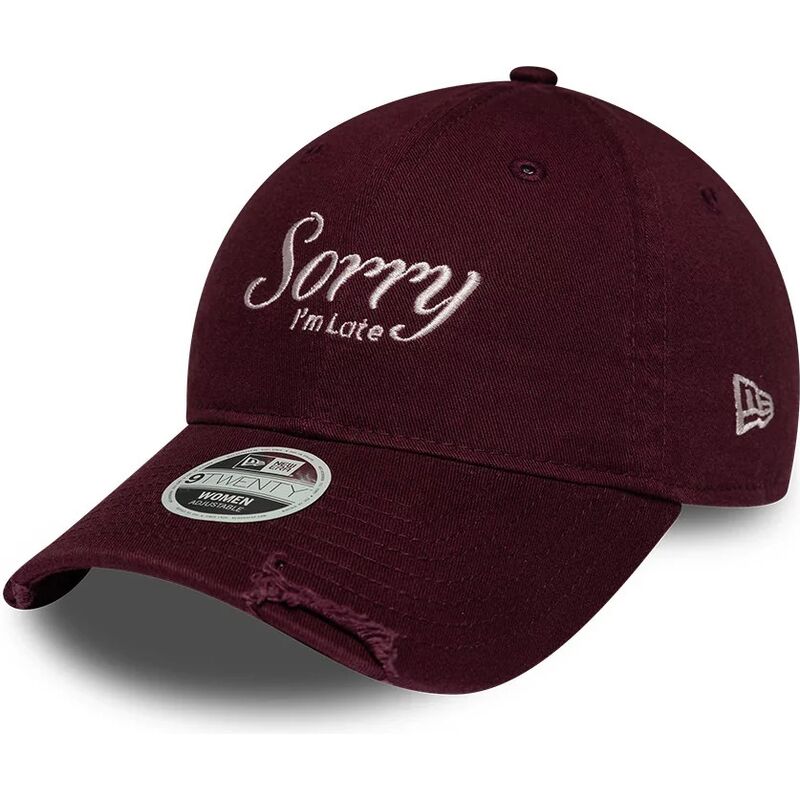mutsid-kumer-punane-reguleeritav-9twenty-slogan-sorry-i-m-late-new-era
