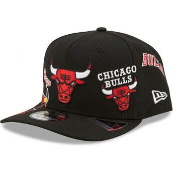 Mütsid kumer must snapback 9FIFTY A Frame Precurved Multi Patch Chicago Bulls NBA New Era