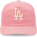 mutsid-kumer-roosa-reguleeritav-19twenty-precurved-corduroy-pastel-los-angeles-dodgers-mlb-new-era