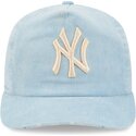 mutsid-kumer-sinine-reguleeritav-19twenty-precurved-corduroy-pastel-new-york-yankees-mlb-new-era