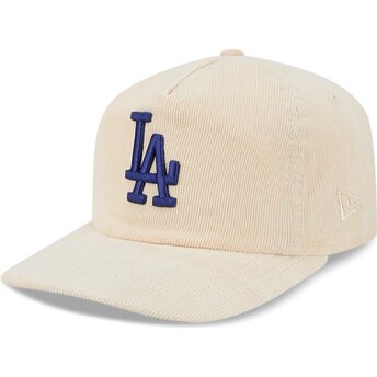Mütsid kumer beež reguleeritav 19TWENTY Precurved Corduroy Pastel Los Angeles Dodgers MLB New Era