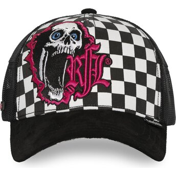 Mütsid kumer must snapback Nº295 SK8 Rock’nFreeLife