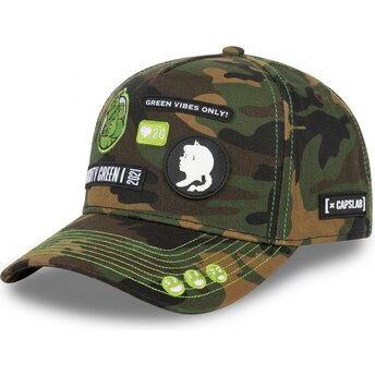 Mütsid kumer kamuflaaž snapback SHR2 KAM Shrek Capslab