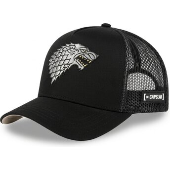 Mütsid kumer must snapback GOT2 STA Stark Troonide mäng Capslab