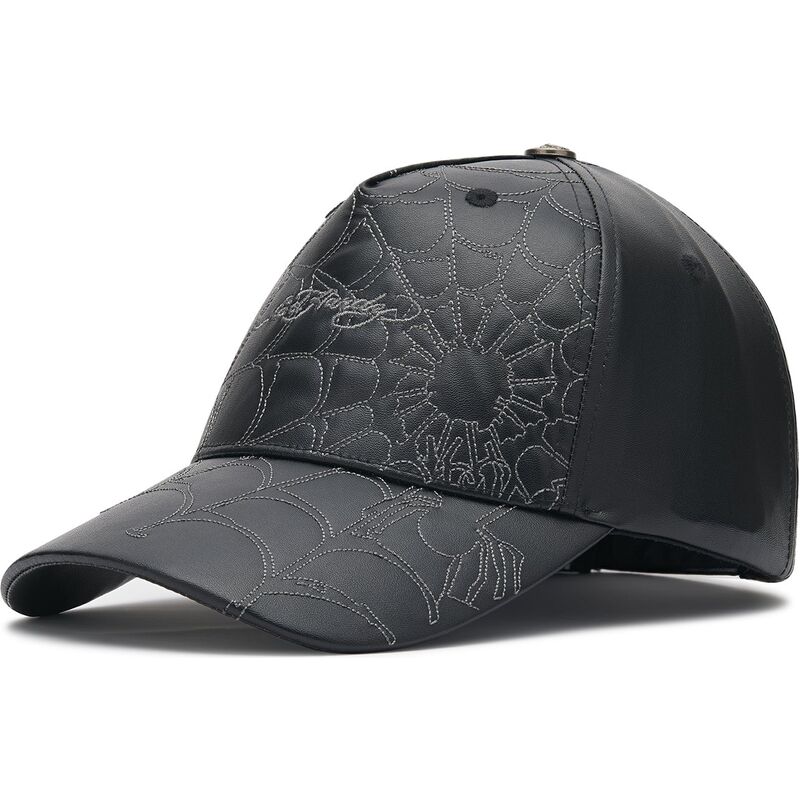 mutsid-kumer-must-reguleeritav-spiderweb-pu-leather-ed-hardy