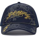 mutsid-kumer-meresinine-snapback-outline-dragons-ed-hardy