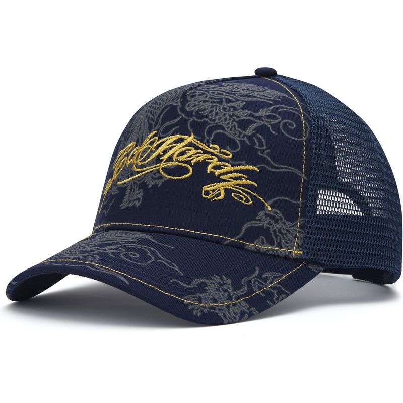 mutsid-kumer-meresinine-snapback-outline-dragons-ed-hardy