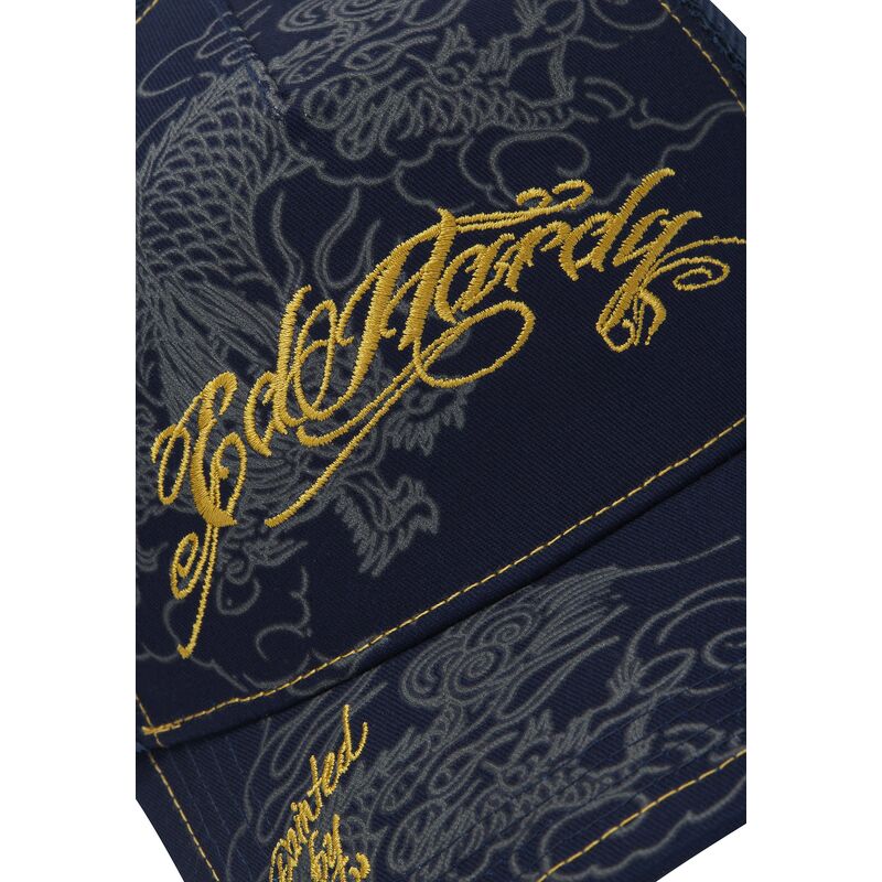 mutsid-kumer-meresinine-snapback-outline-dragons-ed-hardy