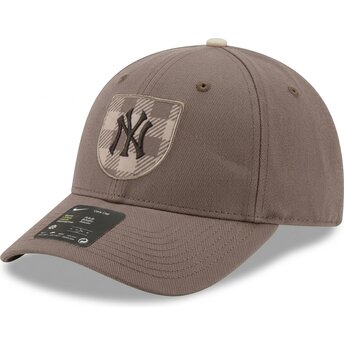 Mütsid kumer pruun snapback Dri-Fit Rise Structured New York Yankees MLB Nike