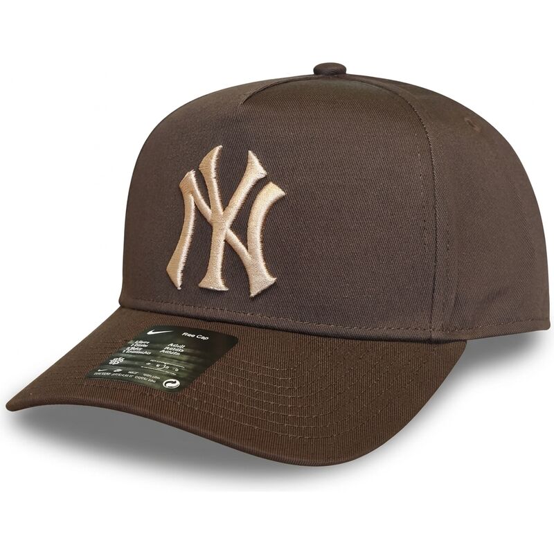 mutsid-kumer-pruun-snapback-rise-structured-a-frame26-new-york-yankees-mlb-nike