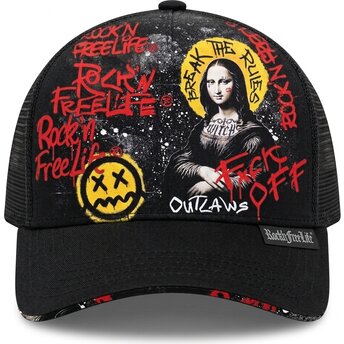 Mütsid kumer must snapback N°288 Rock’nFreeLife