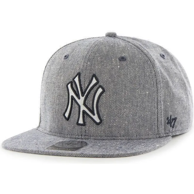 mutsid-lame-meresinine-snapback-tejido-vaquero-new-york-yankees-mlb-47-brand