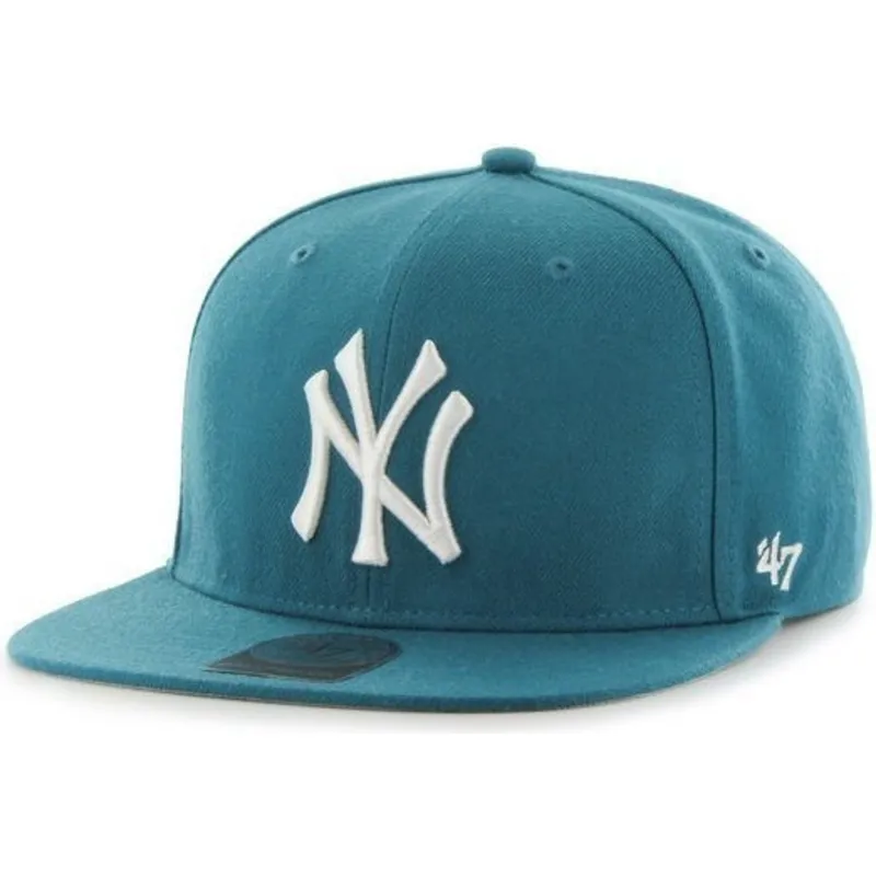 mutsid-lame-roheline-snapback-new-york-yankees-mlb-47-brand