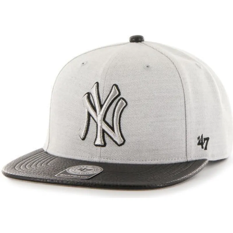 cap-lame-gray-snapback-lisa-lateral-new-york-yankees-mlb-47-brand