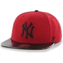 mutsid-lame-punane-snapback-brillante-new-york-yankees-mlb-47-brand
