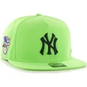 mutsid-lame-roheline-snapback-new-york-yankees-mlb-47-brand