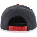 47-brand-flat-brim-mlb-boston-red-sox-navy-blue-snapback-cap