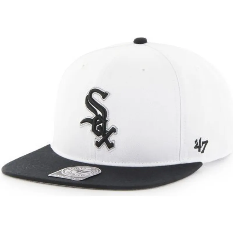 mutsid-lame-valge-snapback-lateral-chicago-white-sox-mlb-47-brand mutsid-lame-valge-snapback-lateral-chicago-white-sox-mlb-47-brand