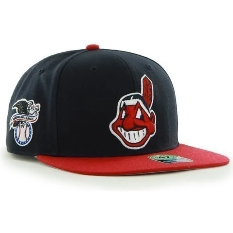 mutsid-lame-meresinine-snapback-antiguo-cleveland-indians-mlb-47-brand