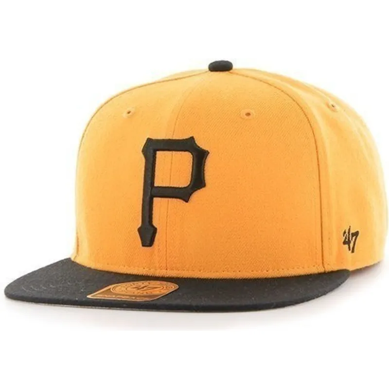 mutsid-lame-kollane-snapback-leteral-pittsburgh-pirates-mlb-47-brand