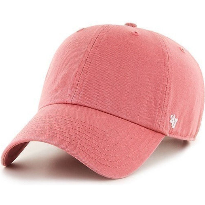 47-brand-light-redcurved-brim-smooth-red-cap