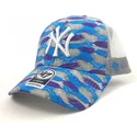 cap-kumer-blue-snapback-estampado-de-hojas-new-york-yankees-mlb-47-brand