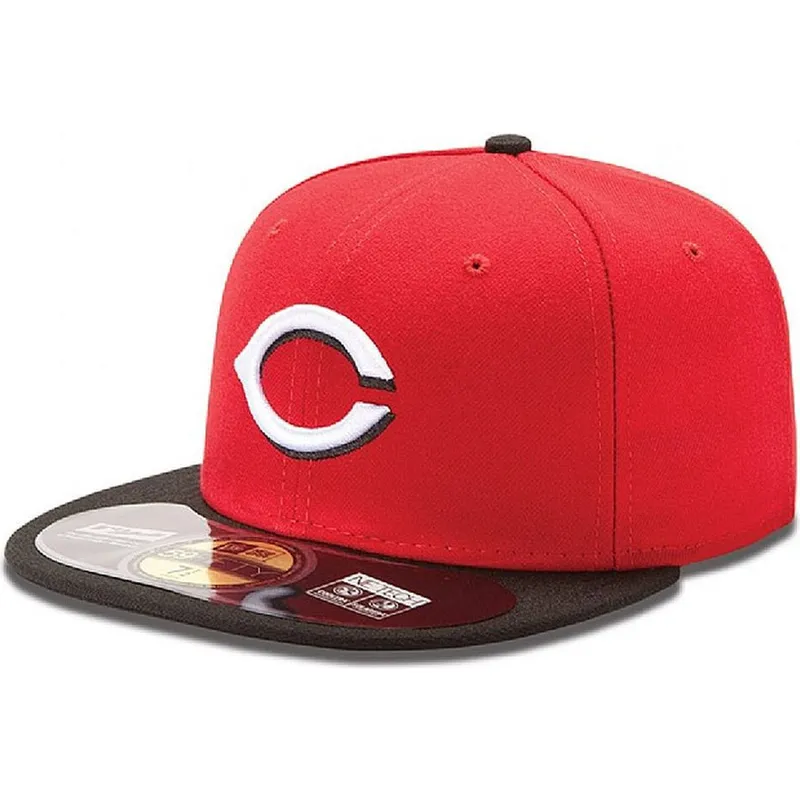 mutsid-lame-punane-liibuv-59fifty-authentic-on-field-cincinnati-reds-mlb-new-era