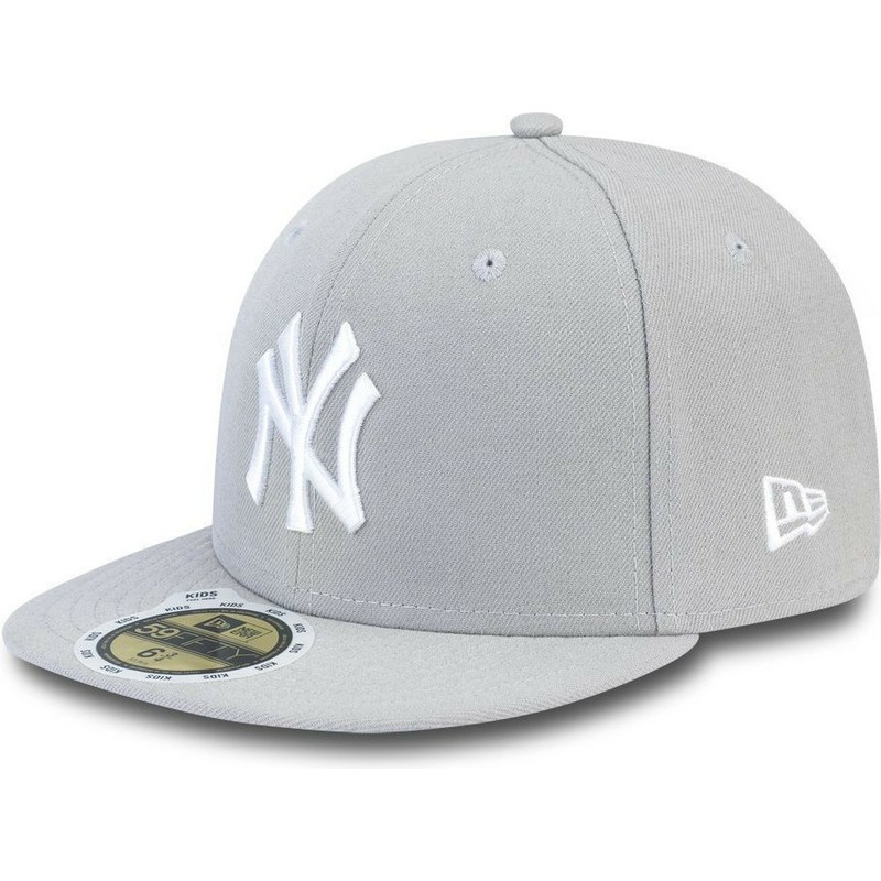 new-era-flat-brim-white-logoouth-59fifty-essential-new-york-yankees-mlb-grey-fitted-cap