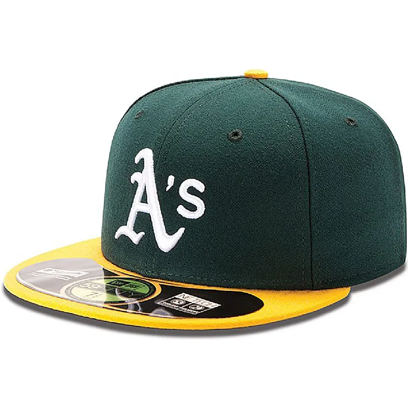 mutsid-lame-roheline-liibuv-59fifty-authentic-on-field-oakland-athletics-mlb-new-era